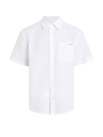 CALVIN KLEIN JEANS | Leinenhemd | weiss