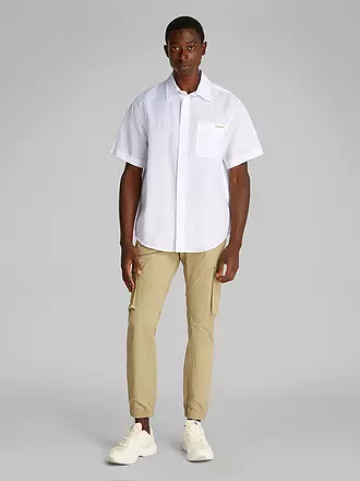 CALVIN KLEIN JEANS | Leinenhemd | schwarz