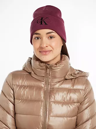 CALVIN KLEIN JEANS | Mütze - Haube | beere