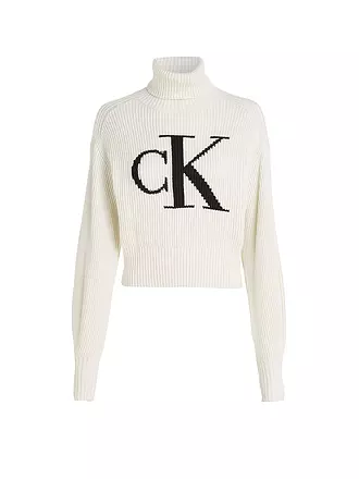 CALVIN KLEIN JEANS | Rollkragenpullover | weiss