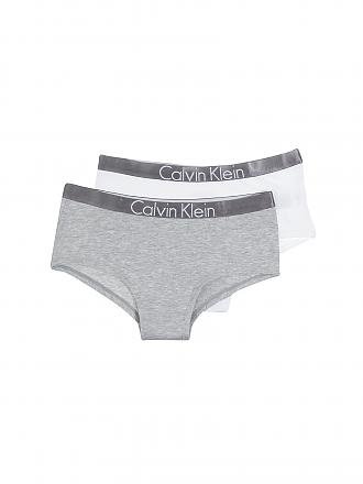 CALVIN KLEIN | Mädchen Panties 2er Pkg Customized Stretch Grey/White | grau
