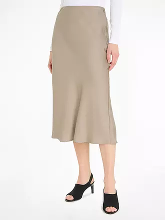 CALVIN KLEIN | Midirock | creme