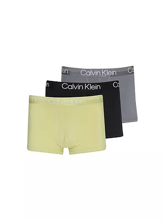 CALVIN KLEIN | Pants 3er Pkg schwarz grau multi | bunt