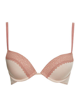 CALVIN KLEIN | Push Up Plunge BH Flirty red | dunkelblau