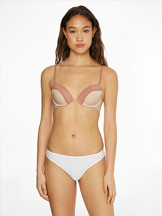 CALVIN KLEIN | Push Up Plunge BH Flirty red | dunkelblau