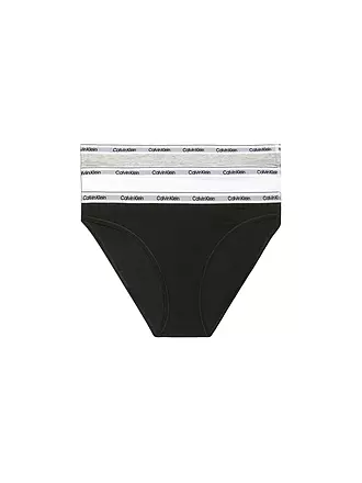 CALVIN KLEIN | Slips 3er Pkg. black | grau