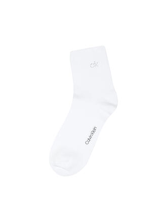 CALVIN KLEIN | Socken - Anklets black | weiß