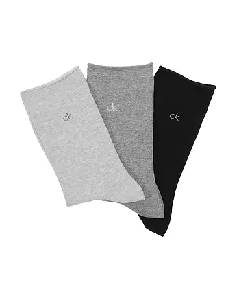 CALVIN KLEIN | Socken 3er Pkg pink | grau