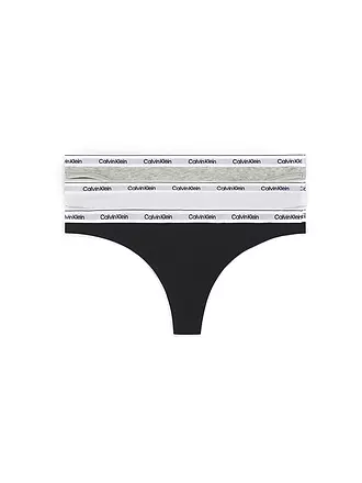 CALVIN KLEIN | String 3er Pack multi | türkis