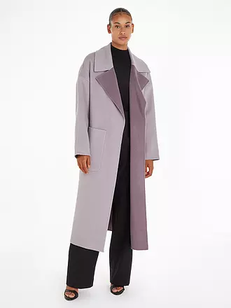 CALVIN KLEIN | Wollmantel | lila