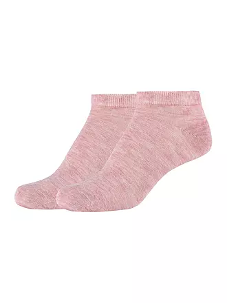 CAMANO |  Sneakersocken Silky 2er Pkg black | rosa