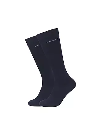 CAMANO | Damen Stutzen 2-er Pkg black | blau