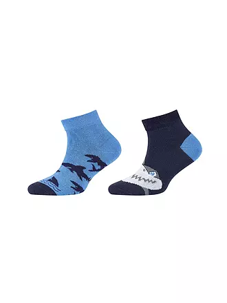 CAMANO | Jungen Socken 2er Pkg. paris blue | blau