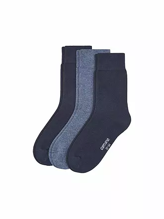CAMANO | Jungen-Socken 3er Pkg. anthrazit | blau