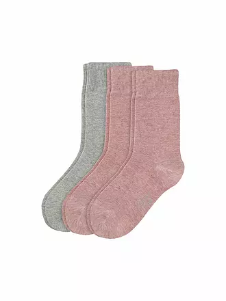 CAMANO | Jungen-Socken 3er Pkg. anthrazit | rosa