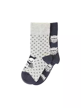 CAMANO | Mädchen Socken 2er Pkg. offwhite | blau