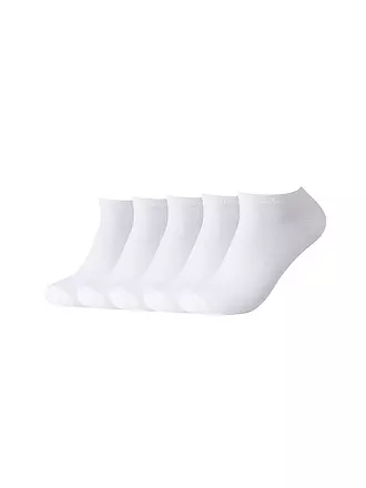CAMANO | Sneaker Socken 5er Pkg white | hellgrau