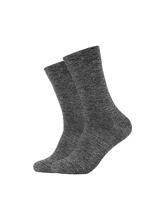 CAMANO | Socken 2-er Pgk. grey | schwarz
