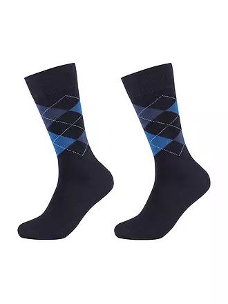 CAMANO | Socken 2-er Pkg. petrified oak | blau