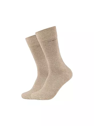 CAMANO | Socken 2er Pkg anthrazit | beige