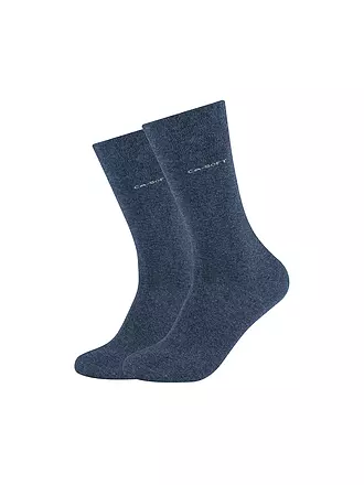 CAMANO | Socken 2er Pkg navy melange | blau