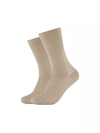 CAMANO | Socken 2er Pkg sand | schwarz