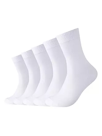 CAMANO | Socken BASIC 5-er Pkg black | weiss