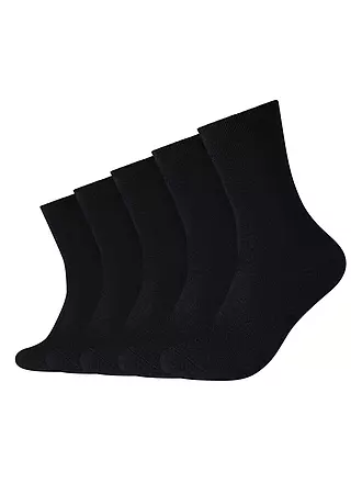 CAMANO | Socken BASIC 5-er Pkg black | dunkelblau