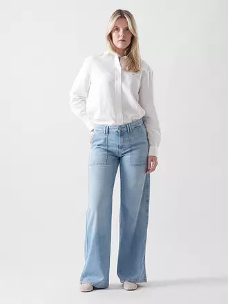 CAMBIO | Jeans Wide Leg ALEK UTILITY | blau
