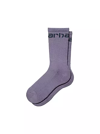 CARHARTT WIP | Socken glassy purple | schwarz