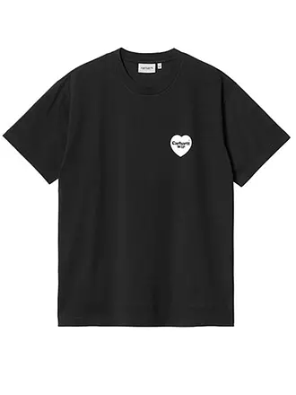 CARHARTT WIP | T-Shirt HEART BANDANA | schwarz