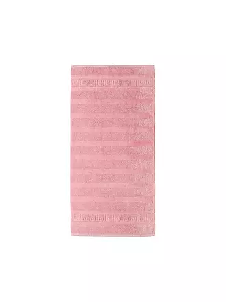 CAWÖ | Duschtuch NOBLESSE 80x160cm Weiss | rosa