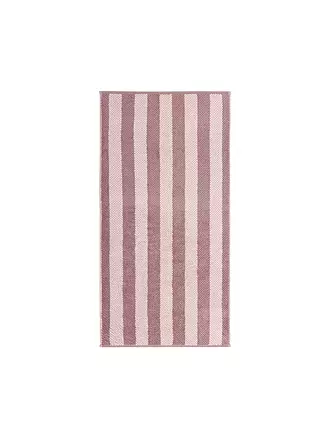 CAWÖ | Duschtuch PURE STRIPES 80x150cm Basalt | rosa