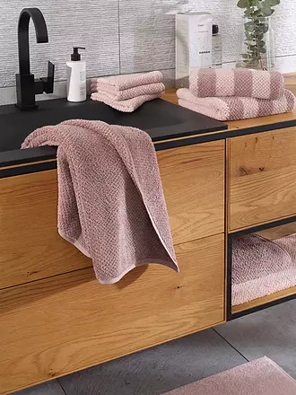 CAWÖ | Duschtuch PURE STRIPES 80x150cm Basalt | rosa