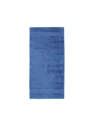 CAWÖ | Handtuch NOBLESSE 50x100cm Sand | blau
