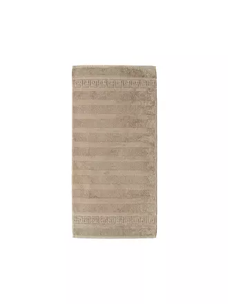 CAWÖ | Handtuch NOBLESSE 50x100cm Sand | blau