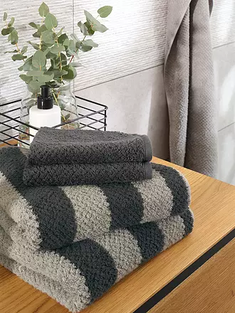 CAWÖ | Handtuch PURE STRIPE 50x100cm Beige | grau