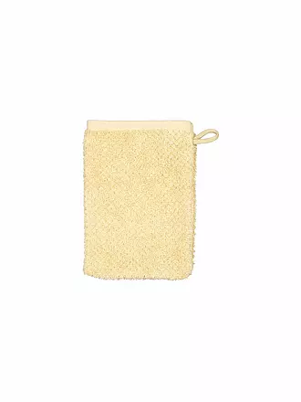 CAWÖ | Waschhandschuh Pure 16x22cm Quarz | gelb