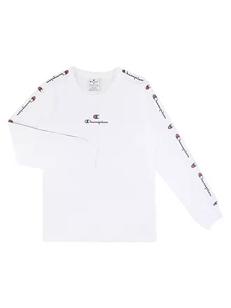 CHAMPION | Jungen Langarmshirt | weiss
