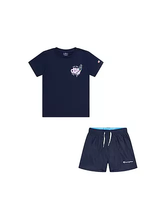 CHAMPION | Jungen Set T-Shirt und Shorts | türkis