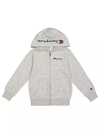 CHAMPION | Jungen Sweatjacke | hellgrau
