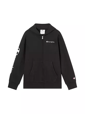 CHAMPION | Jungen Sweatjacke | schwarz