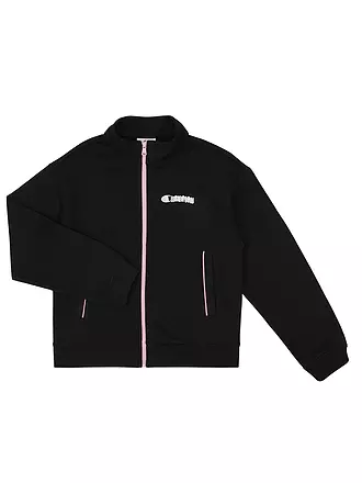 CHAMPION | Mädchen Jogger Set 2tlg Sweatjacke/Jogginghose | schwarz