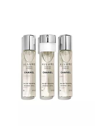 CHANEL |  EAU DE TOILETTE NACHFÜLLBARES TWIST AND SPRAY 3X20ML NACHFÜLLUNG | keine Farbe