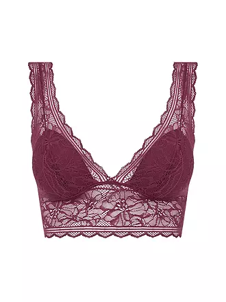 CHANTELLE | Bustier FLORAL TOUCH schwarz | dunkelrot