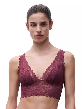 CHANTELLE | Bustier FLORAL TOUCH schwarz | dunkelrot