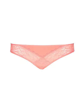 CHANTELLE | Slip FLORAL TOUCH schwarz | koralle