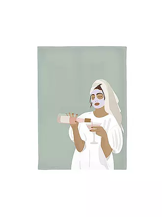 CHIC.MIC | Geschirrtuch 50x70cm Peace | hellgrün