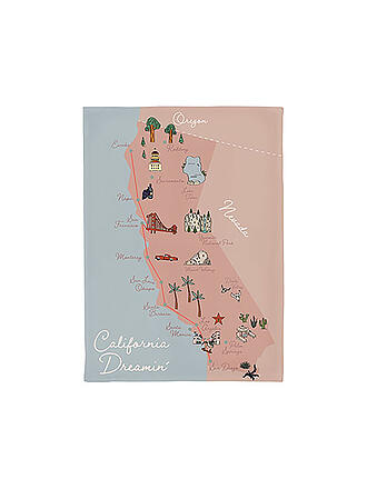 CHIC.MIC | Geschirrtuch 50x70cm Rose | bunt