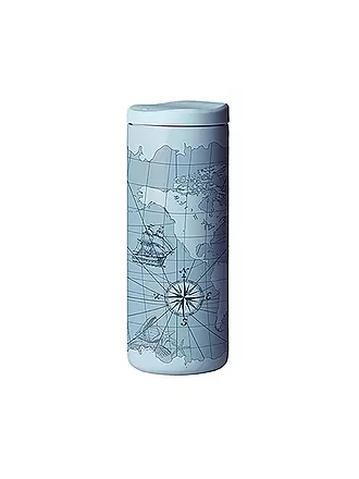 CHIC.MIC | Thermosbecher - Edelstahlbecher Slide Cup NEO 0,35l  Atique Map | koralle